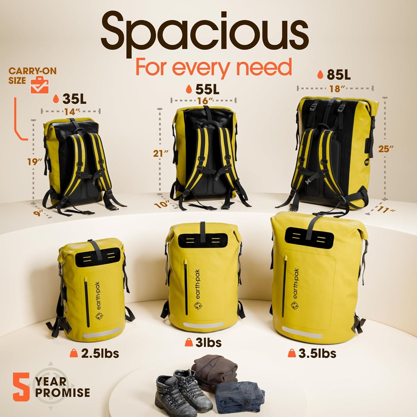 Heavy Duty Hiking Backpack