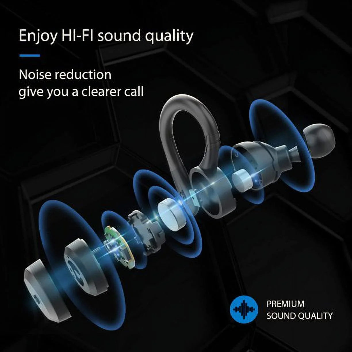 Wireless Earbuds and Wireless Charging Case