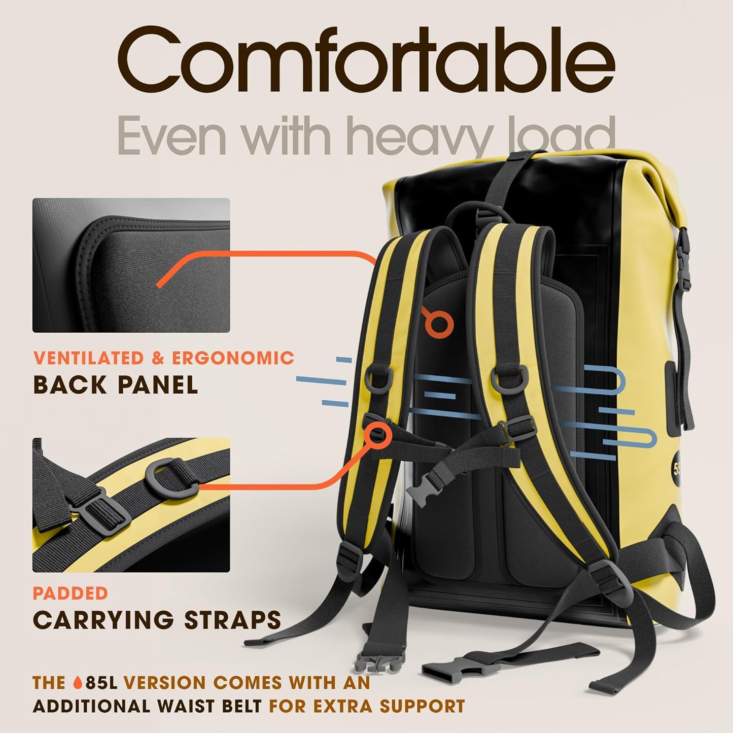Heavy Duty Hiking Backpack