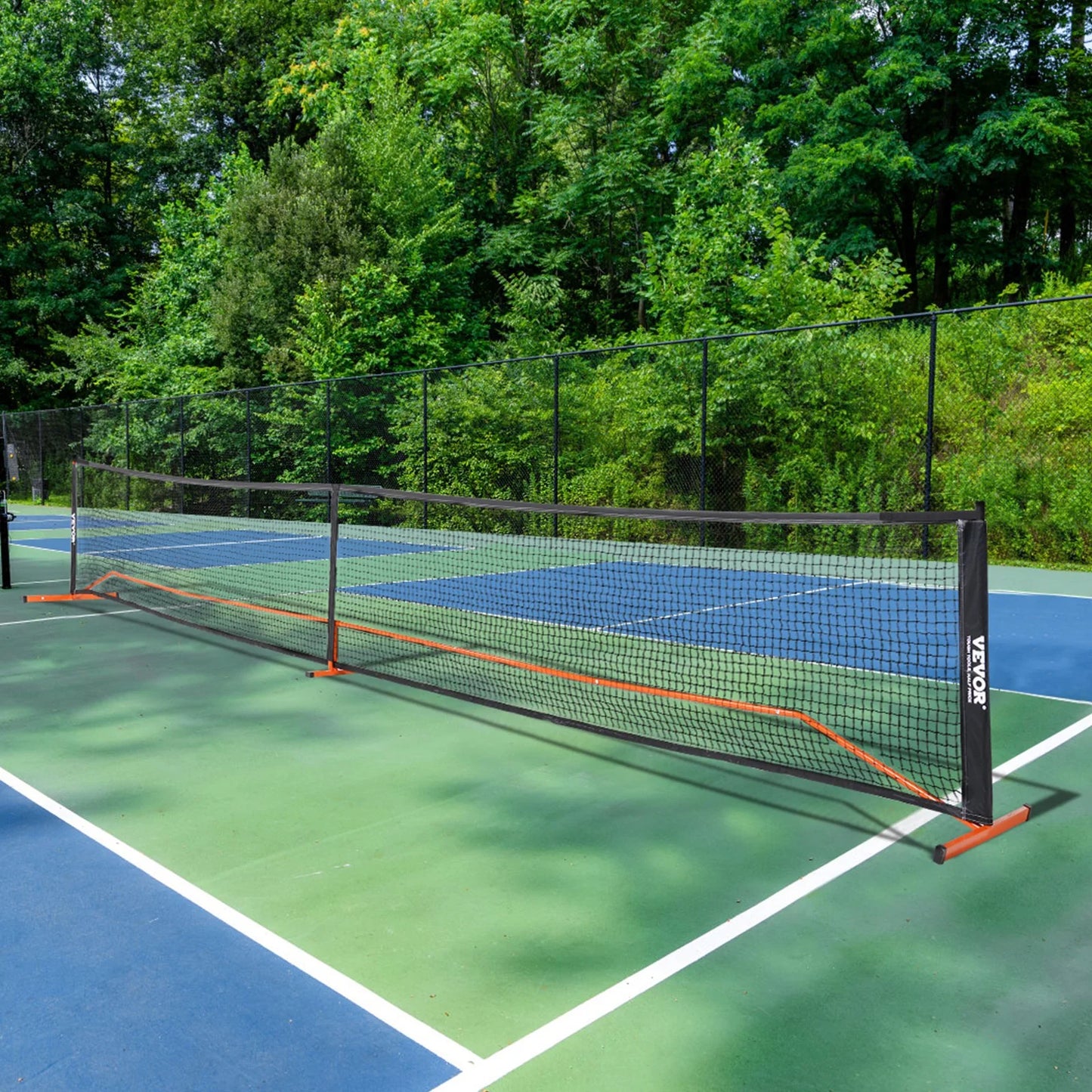 Portable Pickleball System with Carrying Bag & Balls & Paddles