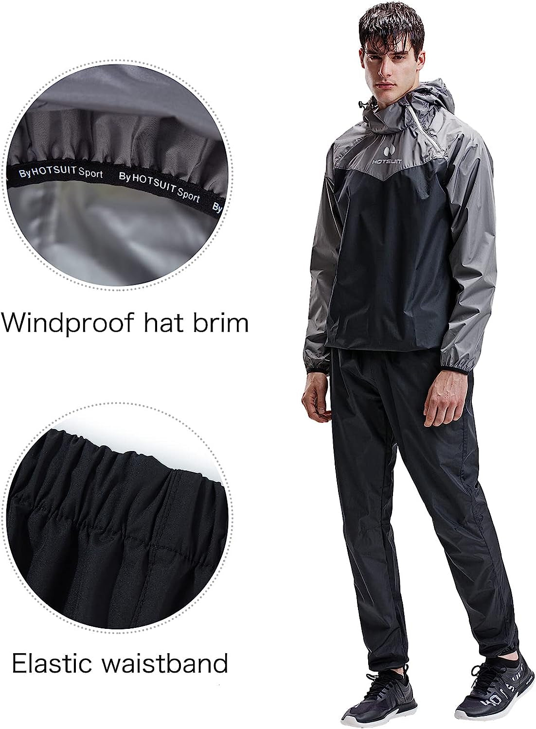 Men Sweat Sauna Jacket