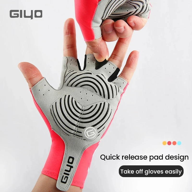 Giyo Half-Finger Gloves Anti-Slip