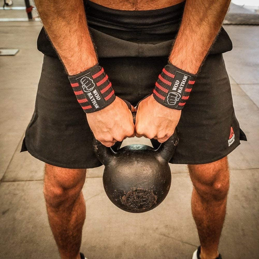 18 Inch Professional Gym Wrist Straps W/Thumb Loop