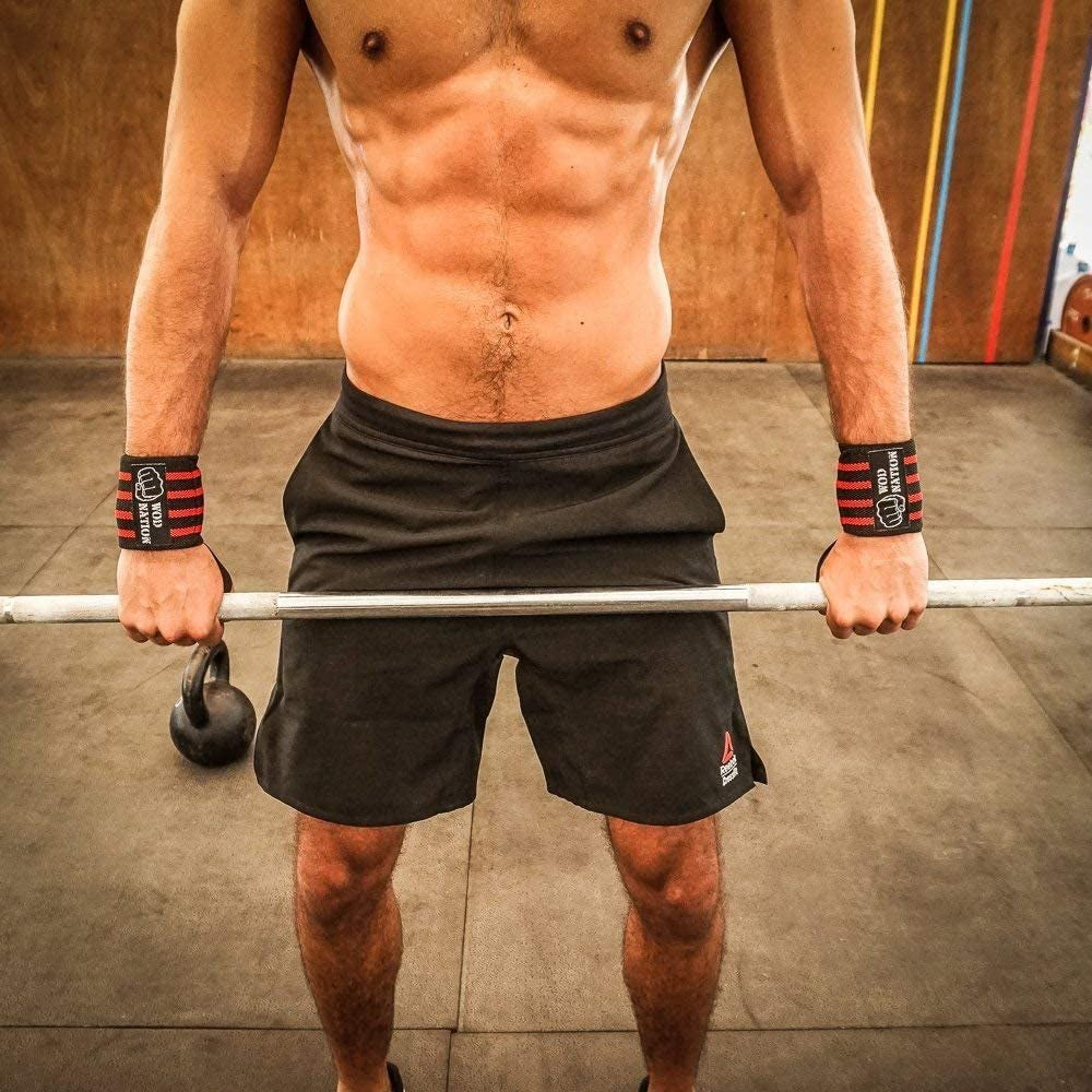 18 Inch Professional Gym Wrist Straps W/Thumb Loop