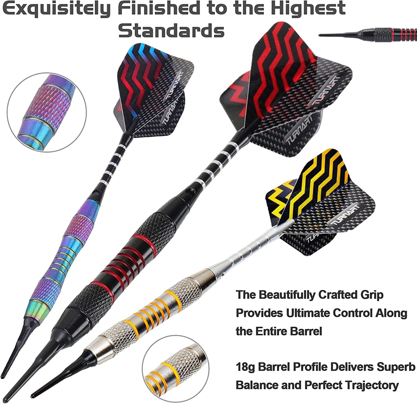 Professional Soft Tip Darts Set for Electronic Dartboard