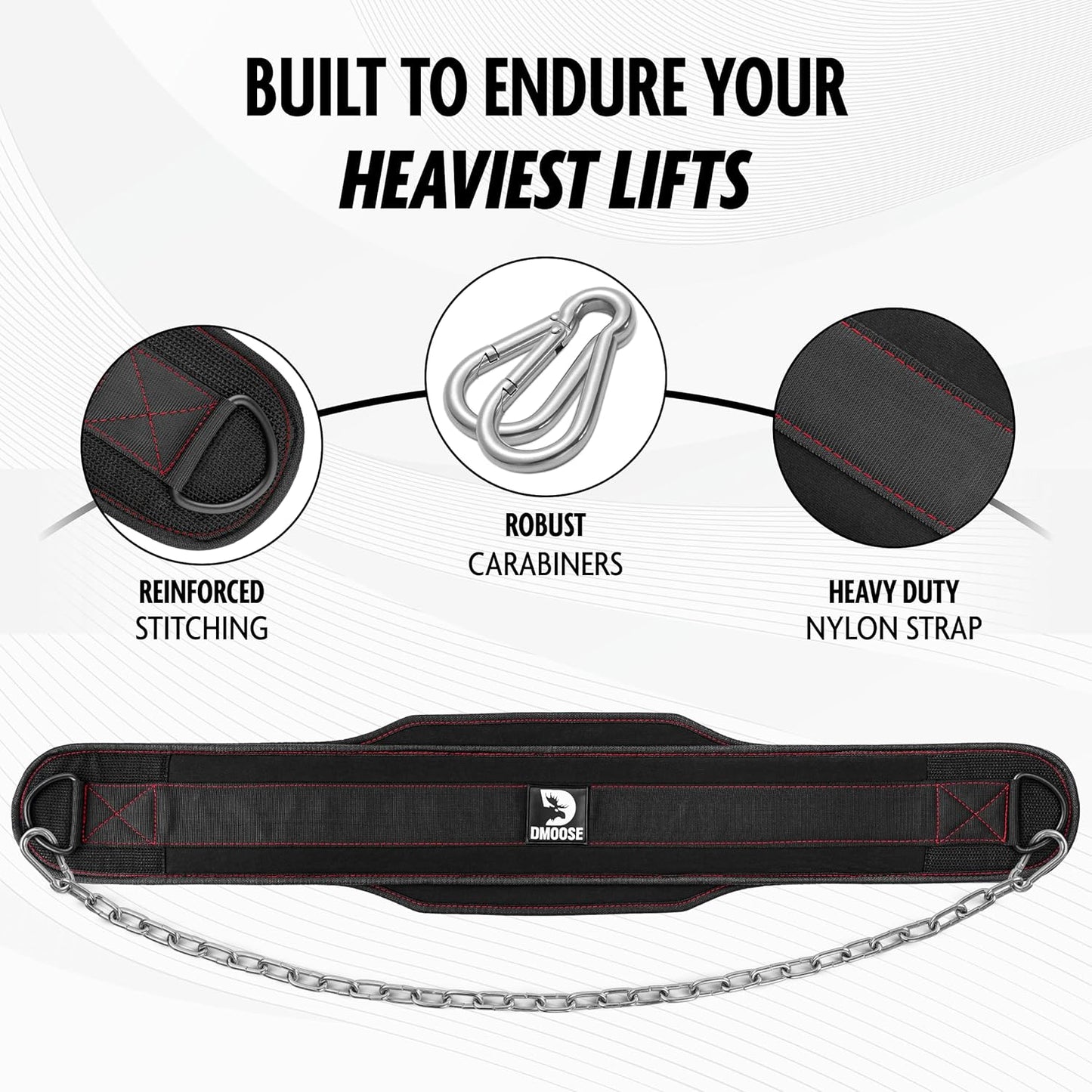Dip Belt for Weightlifting - Heavy Duty Steel