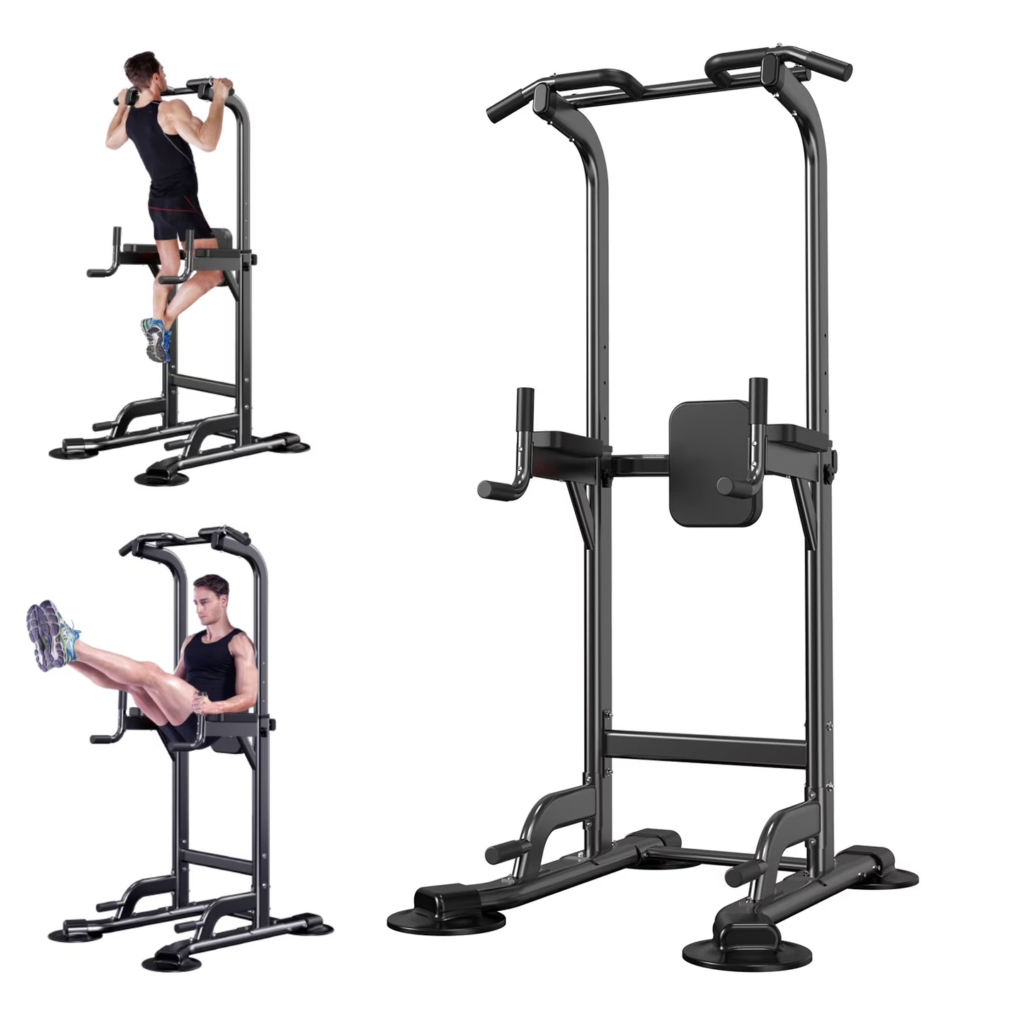 Adjustable Height Pull up & Dip Station