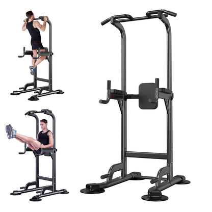 Adjustable Height Pull up & Dip Station