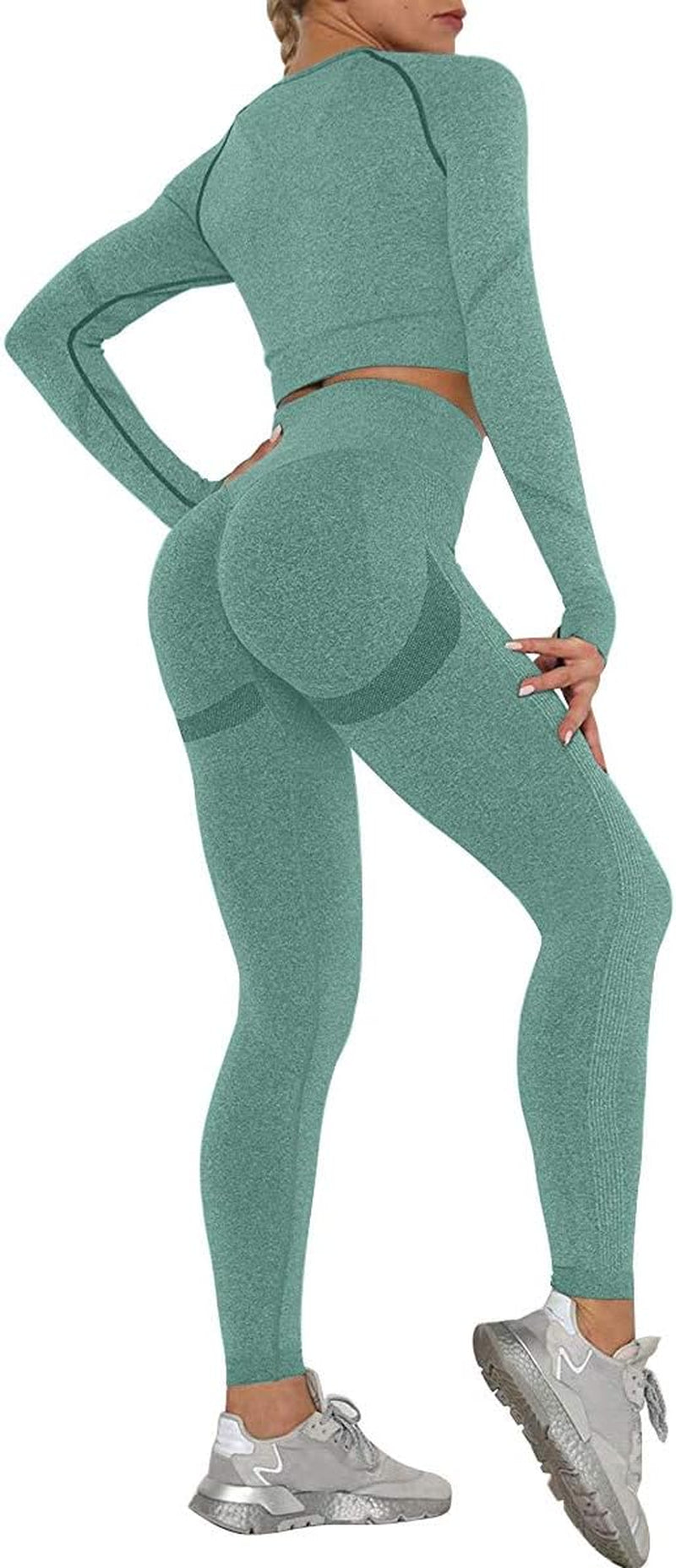 Women Butt Lifting Yoga Legging - Green S