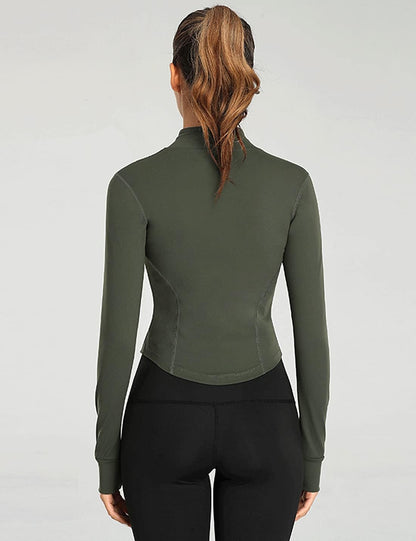 Women Sports Running Jacket Slim Fit