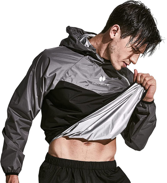 Men Sweat Sauna Jacket