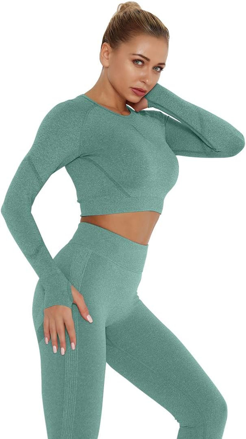 Women Butt Lifting Yoga Legging - Green S