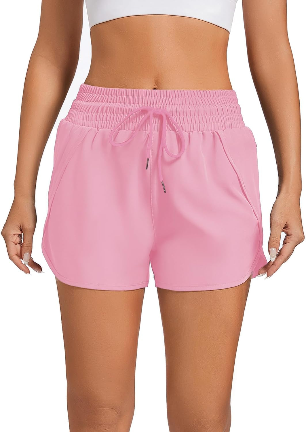 3 Women Running Shorts High Waisted