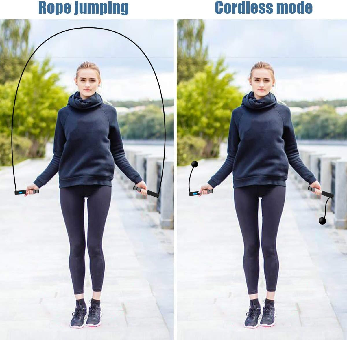 Digital Weighted Handle Workout Jumping Rope 