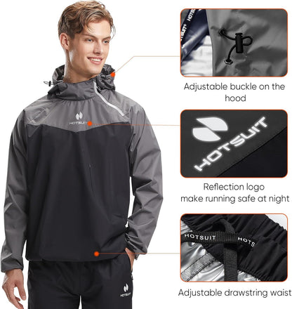 Men Sweat Sauna Jacket