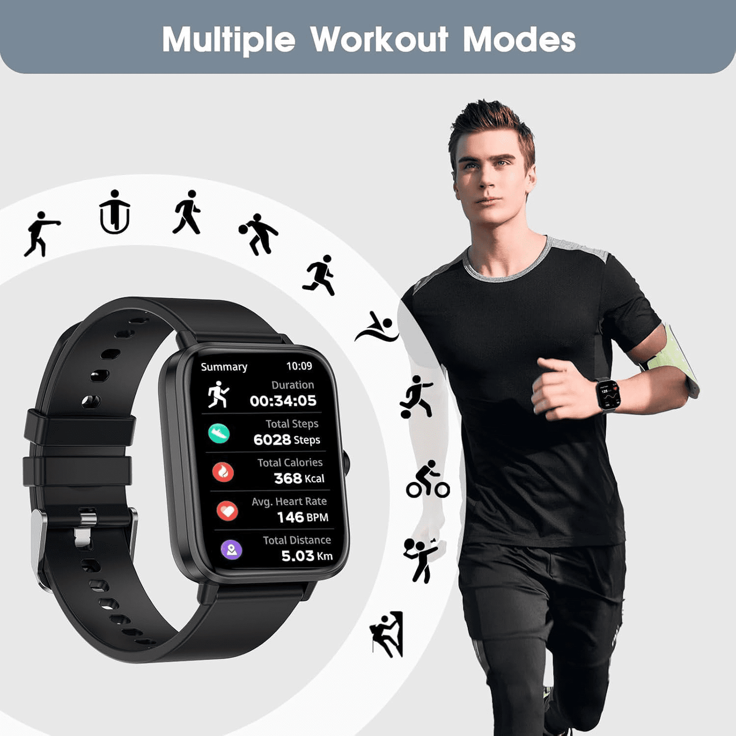 Smart Watch IP68 Waterproof