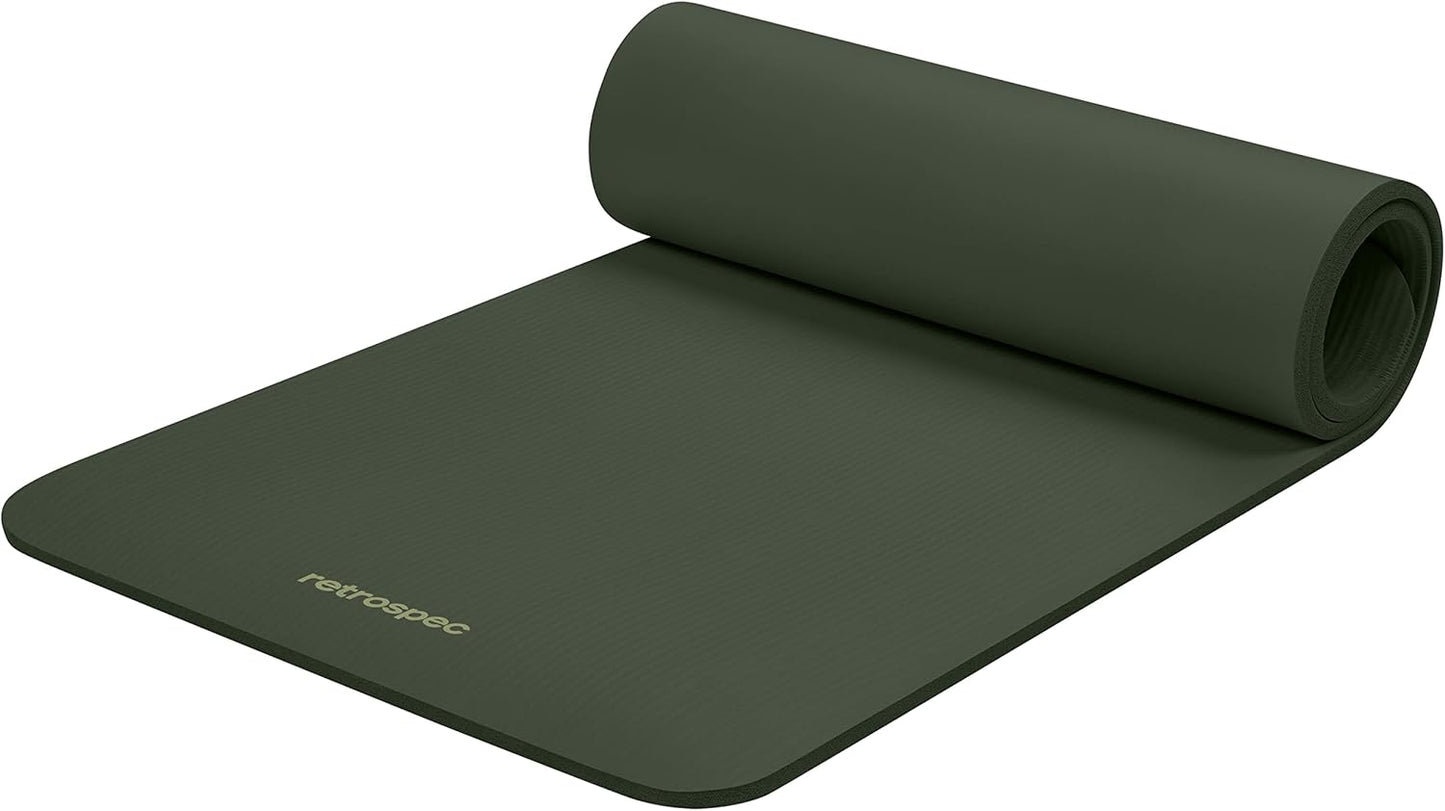 Solana Yoga Mat Thick 1/2In Non-Slip