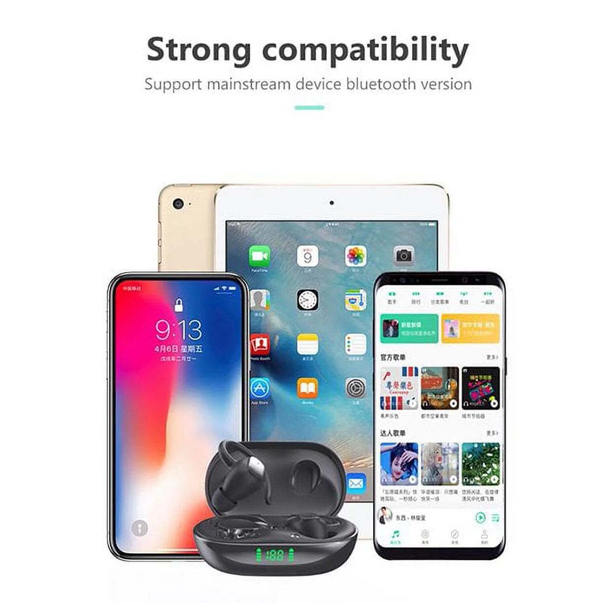 Wireless Earbuds and Wireless Charging Case