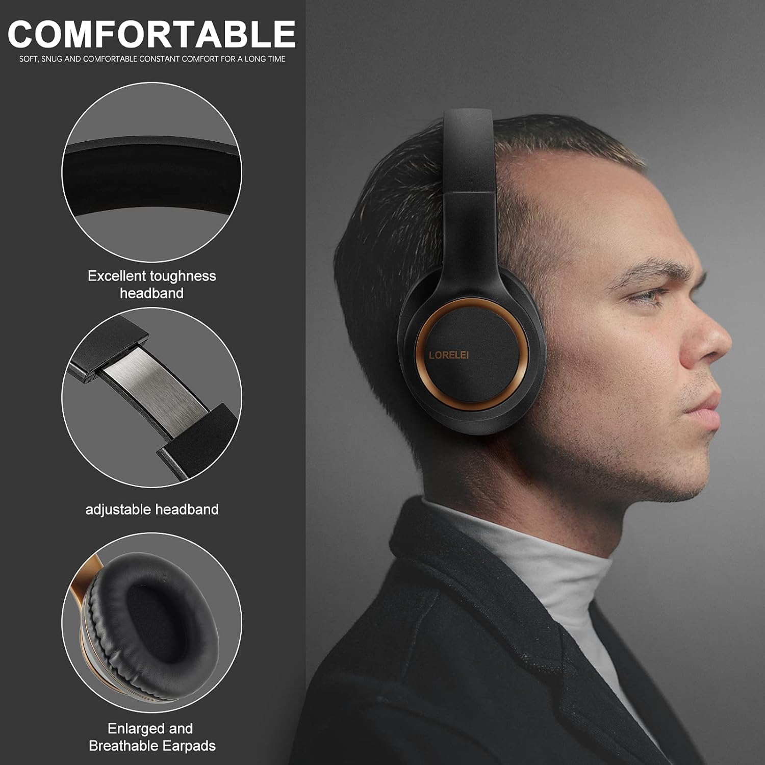 X8 Over-Ear Wired Headphones with Microphone