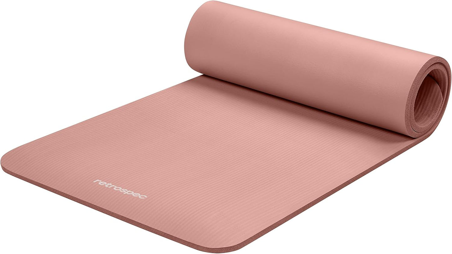 Solana Yoga Mat Thick 1/2In Non-Slip