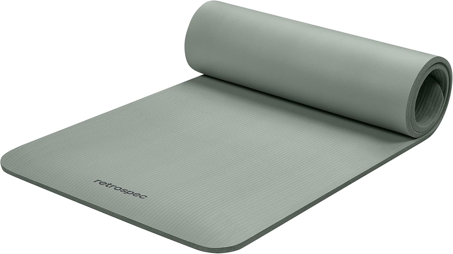 Solana Yoga Mat Thick 1/2In Non-Slip