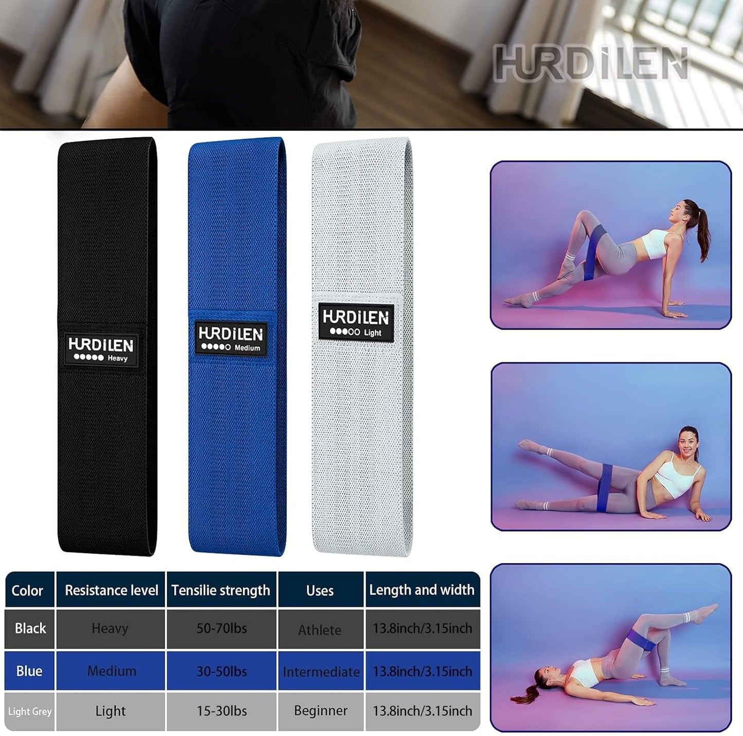 3 Levels Resistance Bands