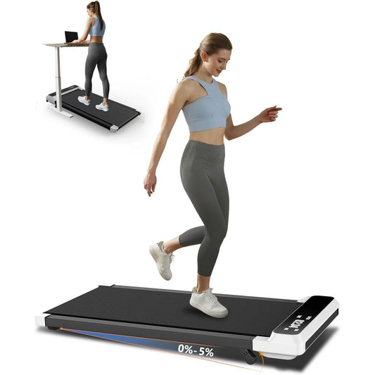 Walking & Jogging Pad Treadmill with Remote Control, LED Display