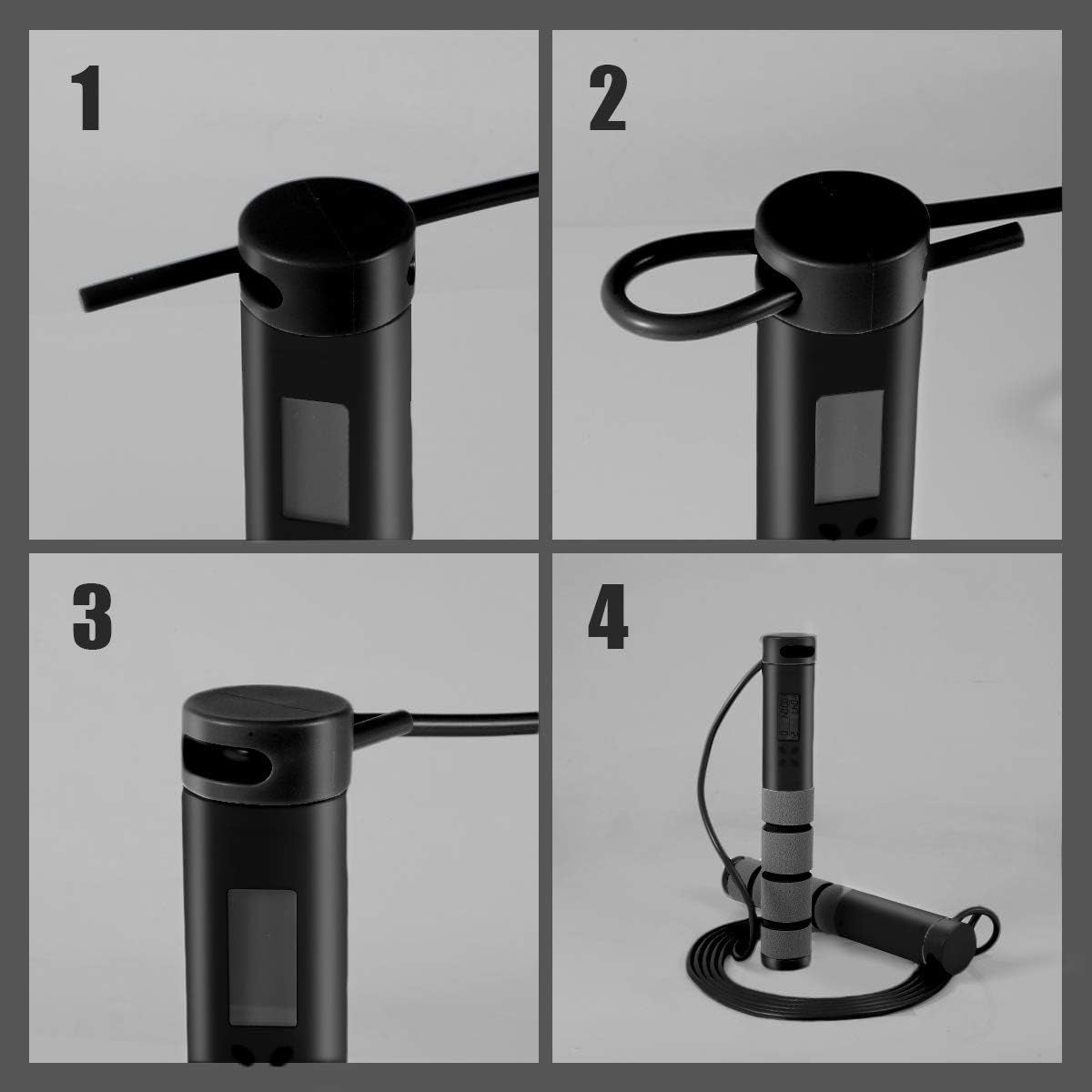 Digital Weighted Handle Workout Jumping Rope 