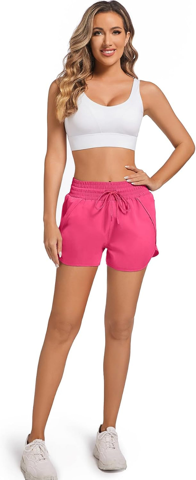 3 Women Running Shorts High Waisted