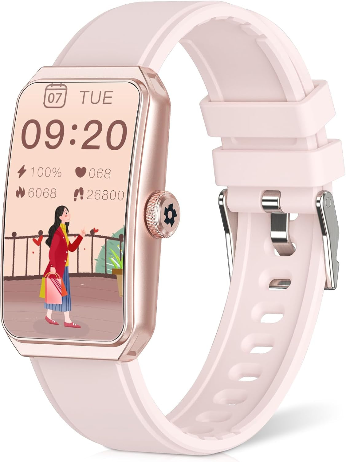 Waterproof Smart Watch with Heart Rate, Blood Oxygen and Sleep Tracker