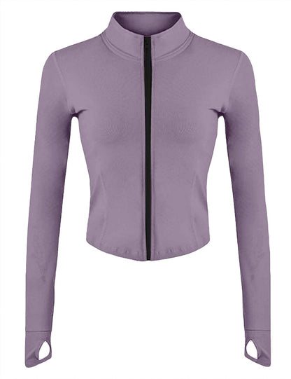 Women Sports Running Jacket Slim Fit