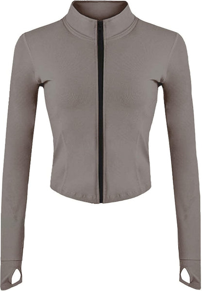 Women Sports Running Jacket Slim Fit