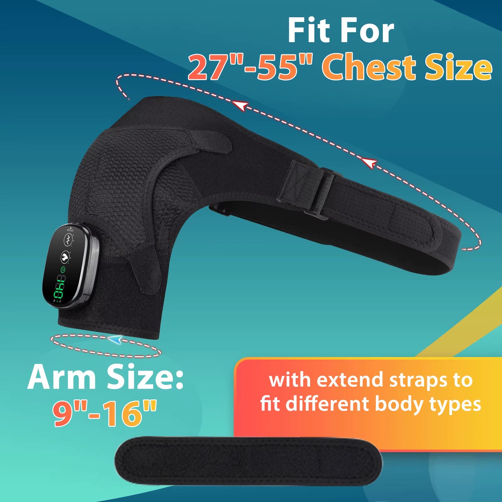 Electric Heating Pad Shoulder + Vibration