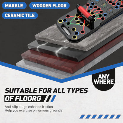 Multi-Function 60 in 1 Push up Bar with Smart Count