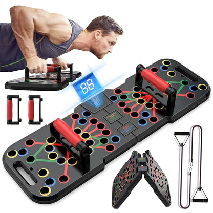 Multi-Function 60 in 1 Push up Bar with Smart Count