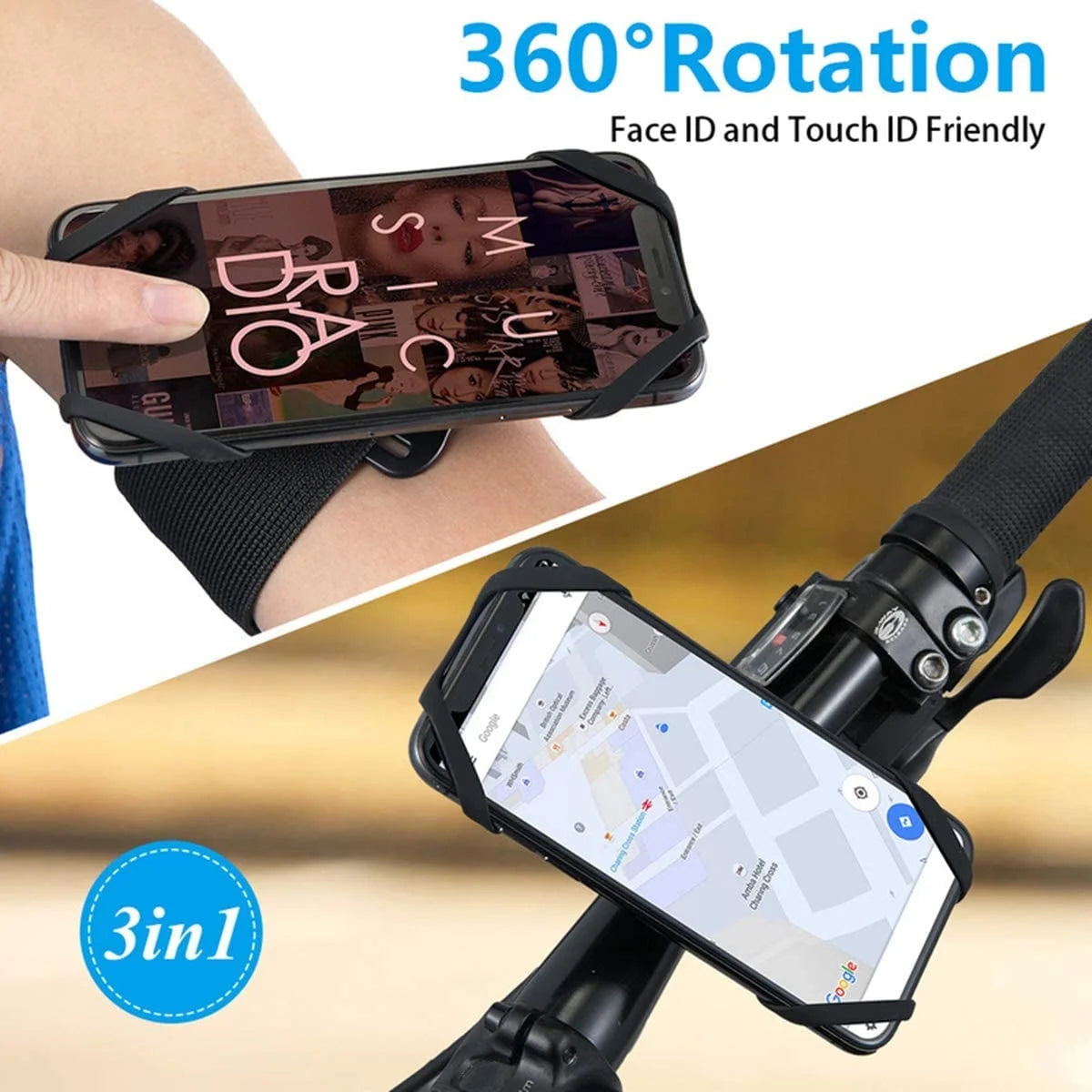 3 in 1 Running Phone Armband