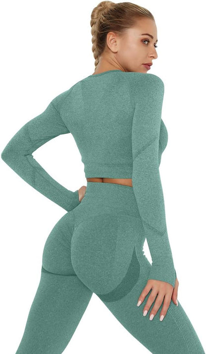 Women Butt Lifting Yoga Legging - Green S