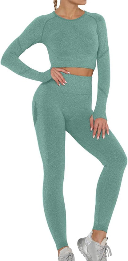 Women Butt Lifting Yoga Legging - Green S