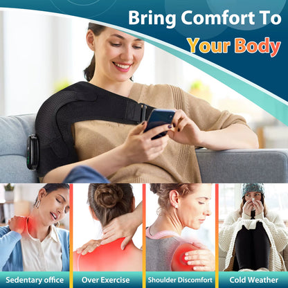 Electric Heating Pad Shoulder + Vibration