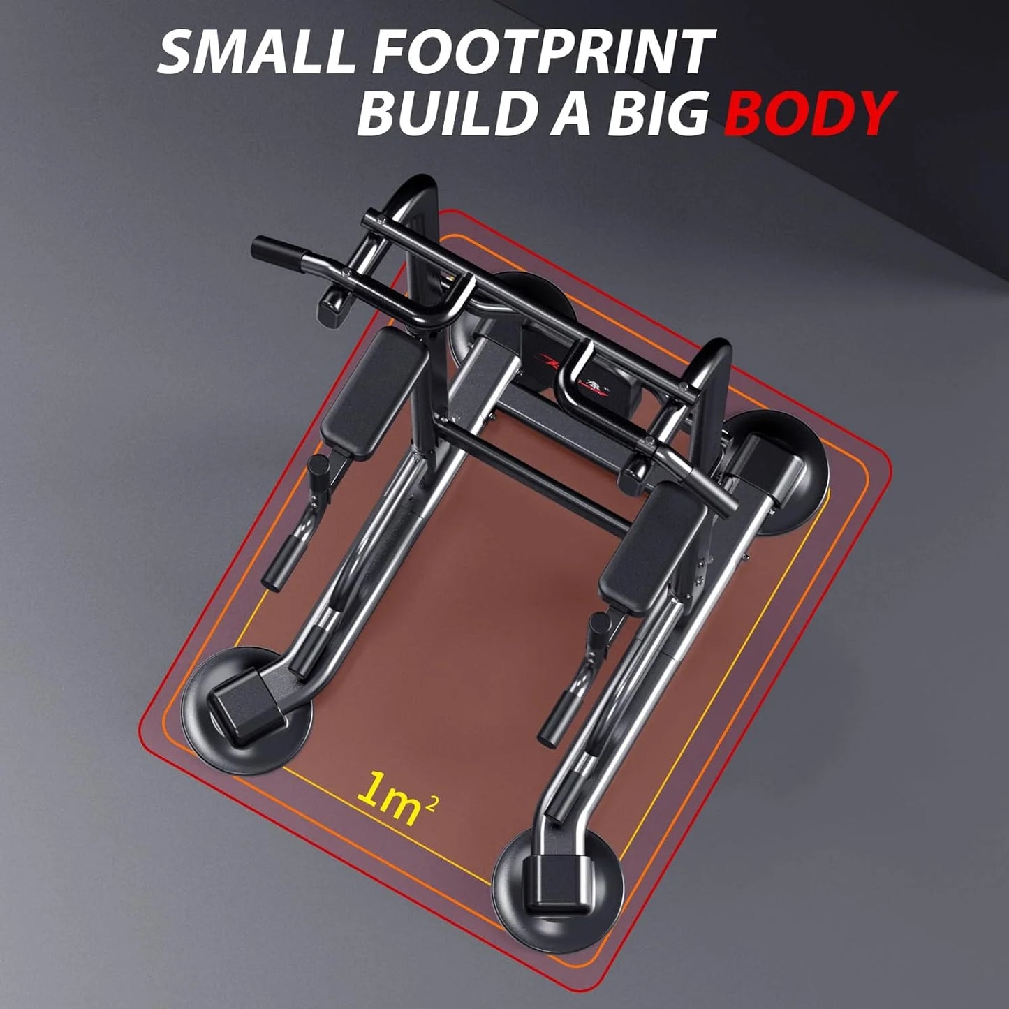Adjustable Height Pull up & Dip Station