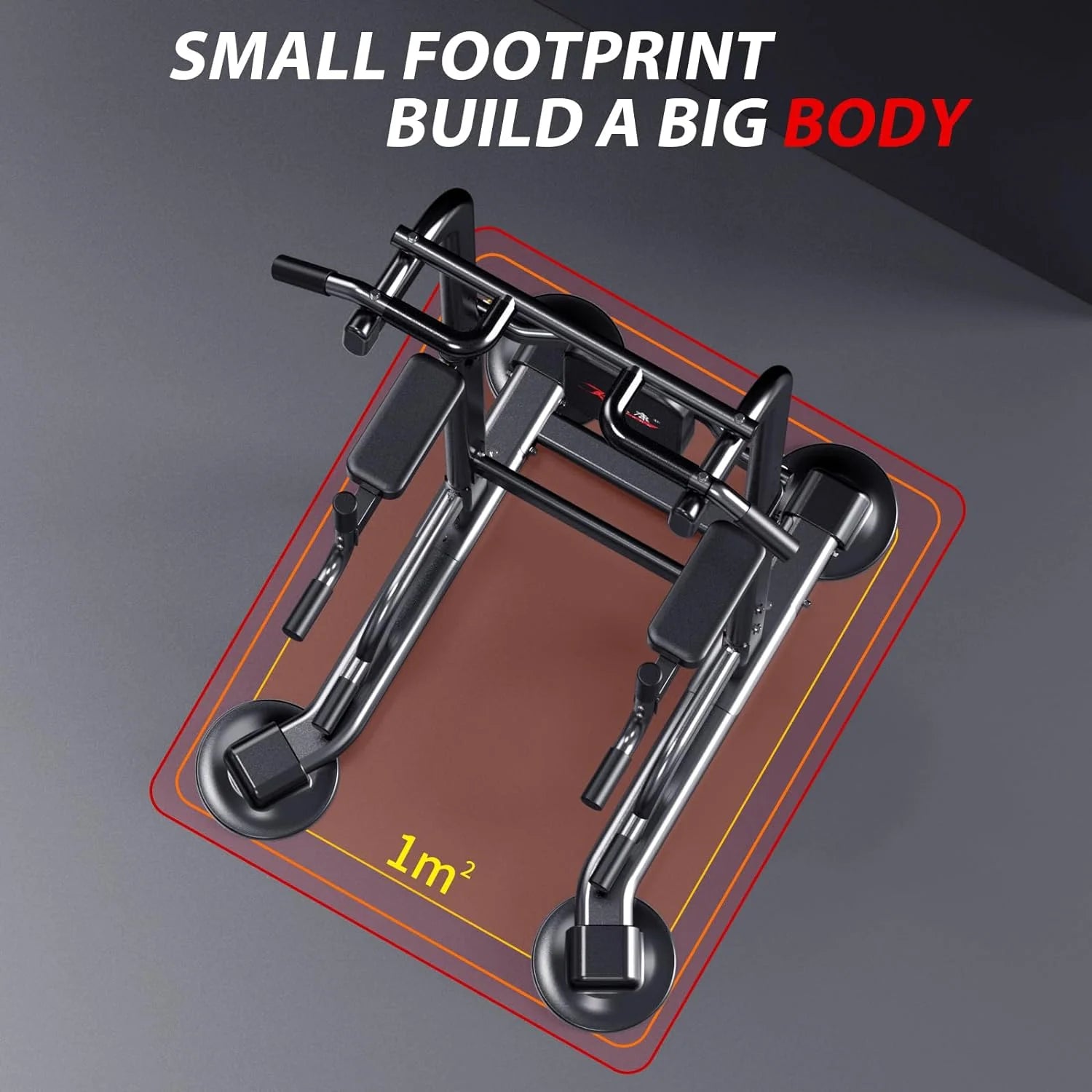 Adjustable Height Pull up & Dip Station