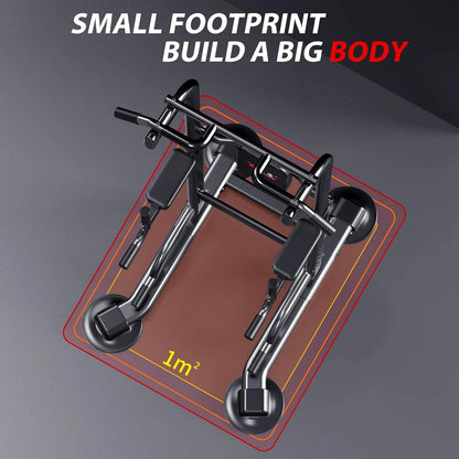 Adjustable Height Pull up & Dip Station