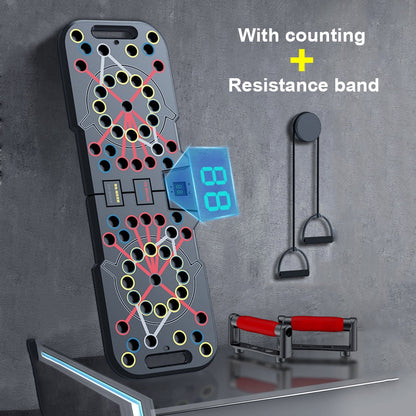 Multi-Function 60 in 1 Push up Bar with Smart Count